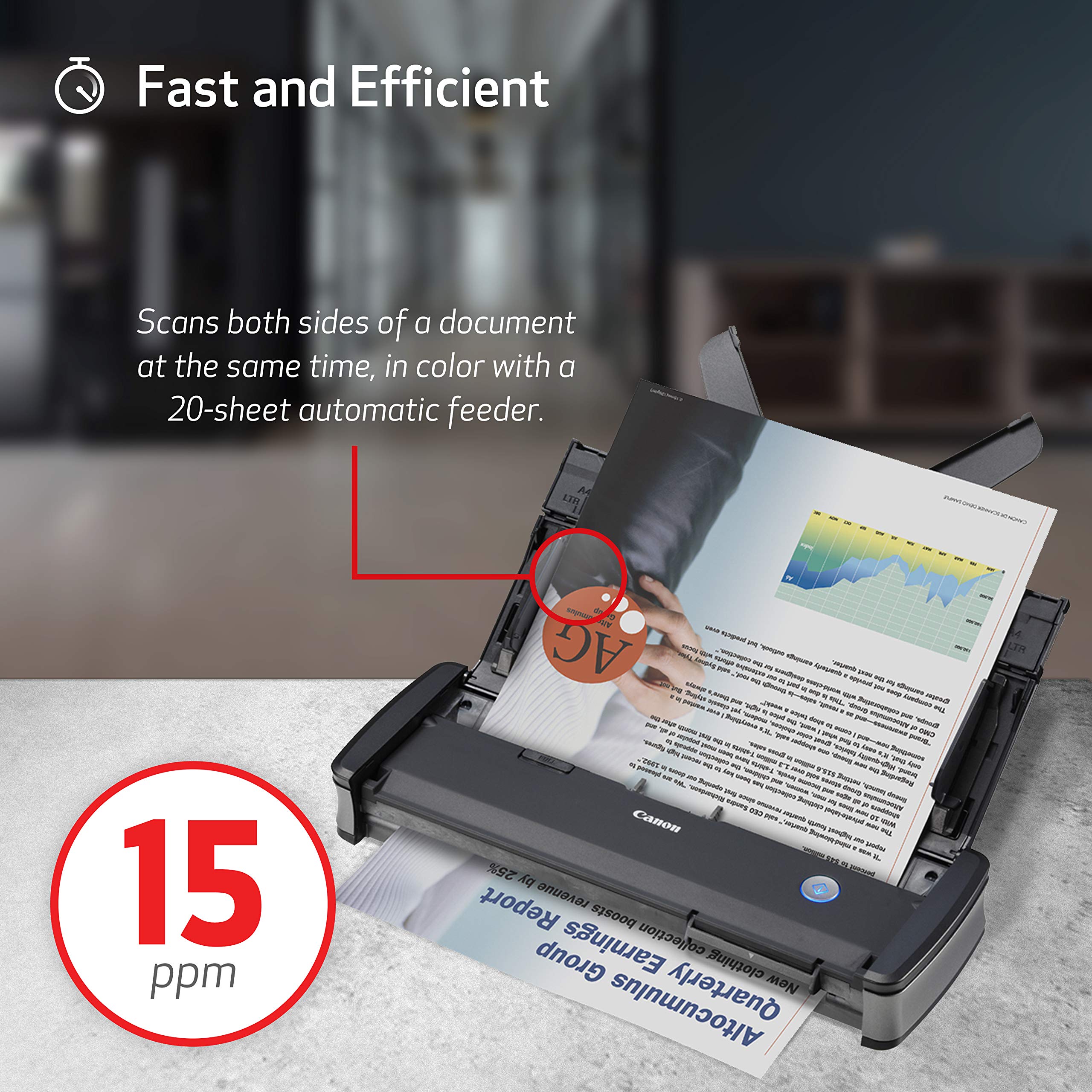 Canon imageFORMULA P215II Mobile Document Scanner Buy Online in UAE