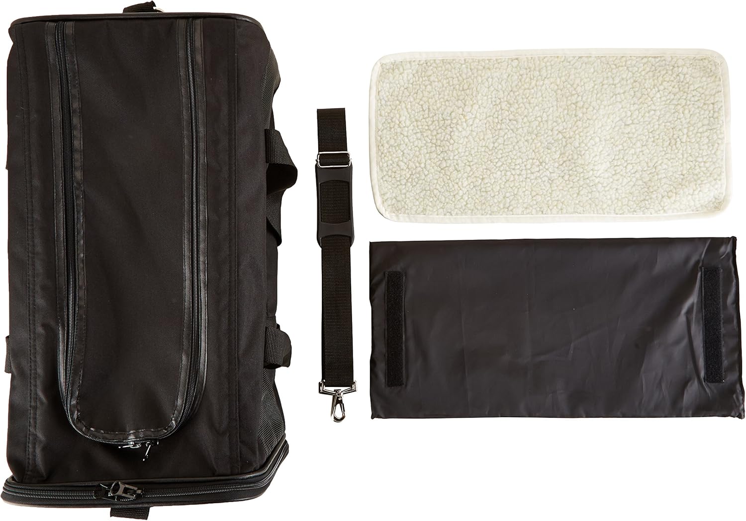 Basics Soft-Sided Mesh Pet Travel Carrier, Large (20 x 10 x 11 Inches), Black : Pet Supplies