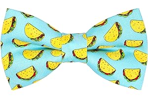 OCIA Cute Pattern Pre-tied Bow Tie Adjustable Bowties for Adult & Children