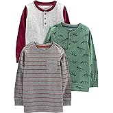 Simple Joys by Carter's Boys 3-Pack Long Sleeve Shirts