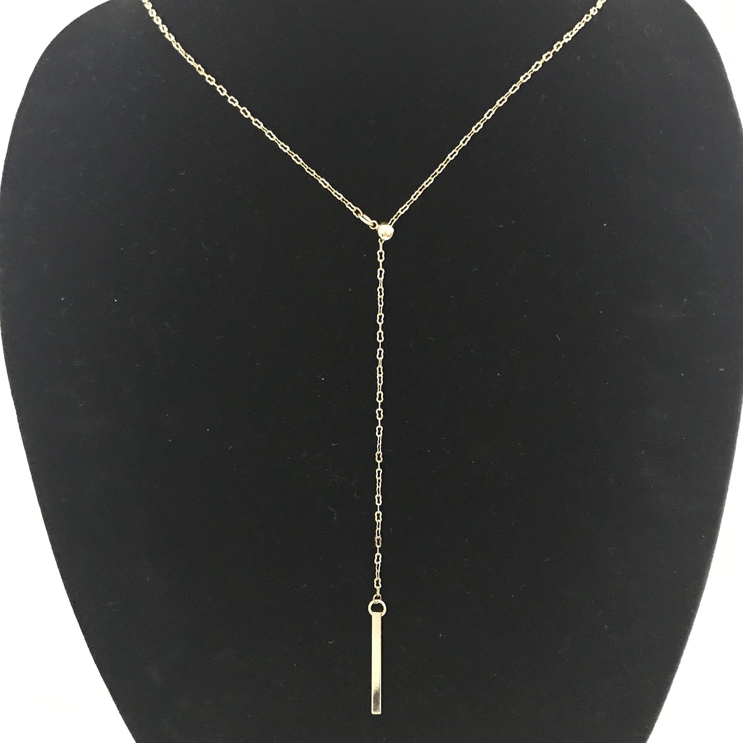14K Gold Filled YStyle Necklace with Adjustable Silicone