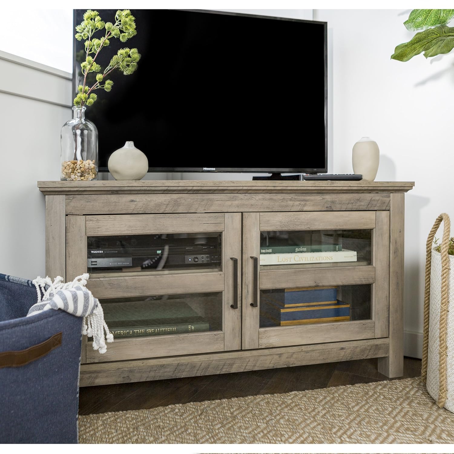 Best 44 In Glass Tv Stand