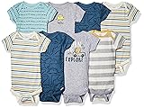 Gerber Baby Boy's 8-Pack Short Sleeve Onesies