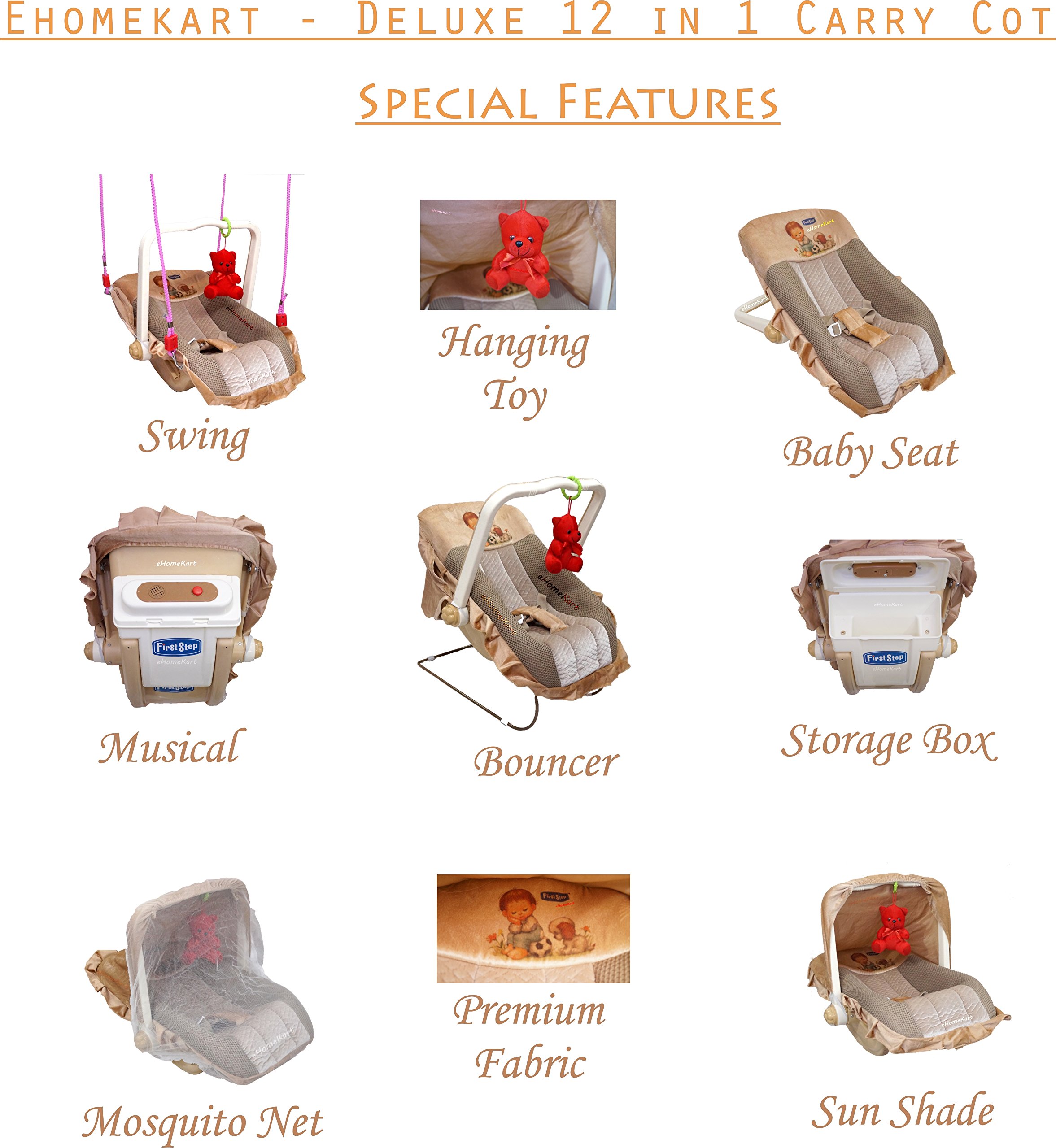 first step 12 in 1 baby bouncer