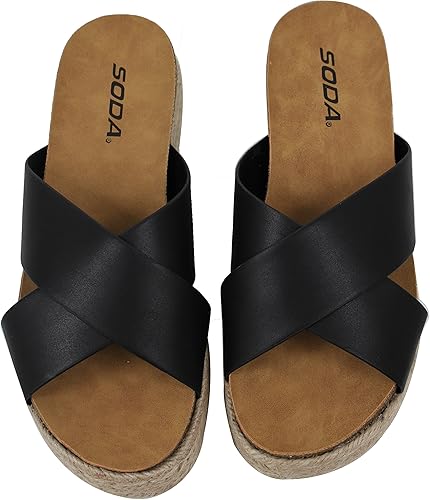 soda criss cross sandals
