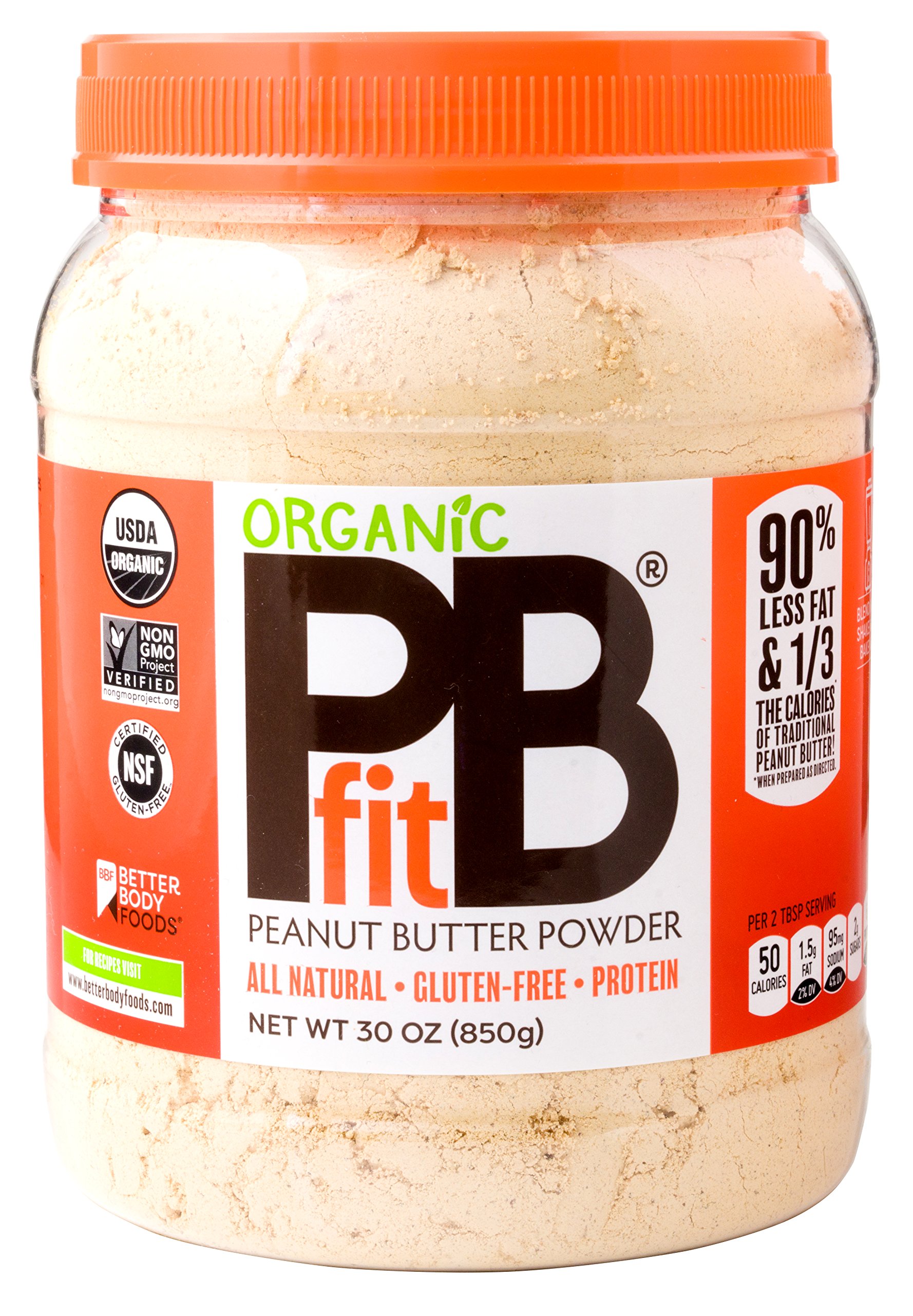 Organic PB Fit Peanut Butter Powder All Natural Gluten Free Protein 30