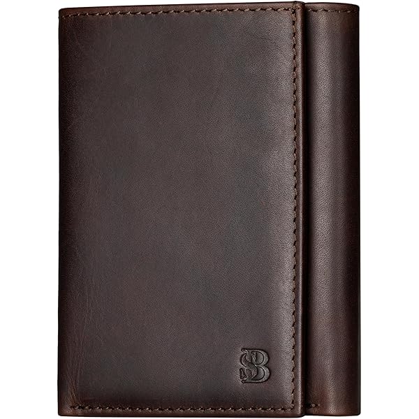 Dockers Men's Coated LeatherExtra Capacity Trifold Wallet, Rfid