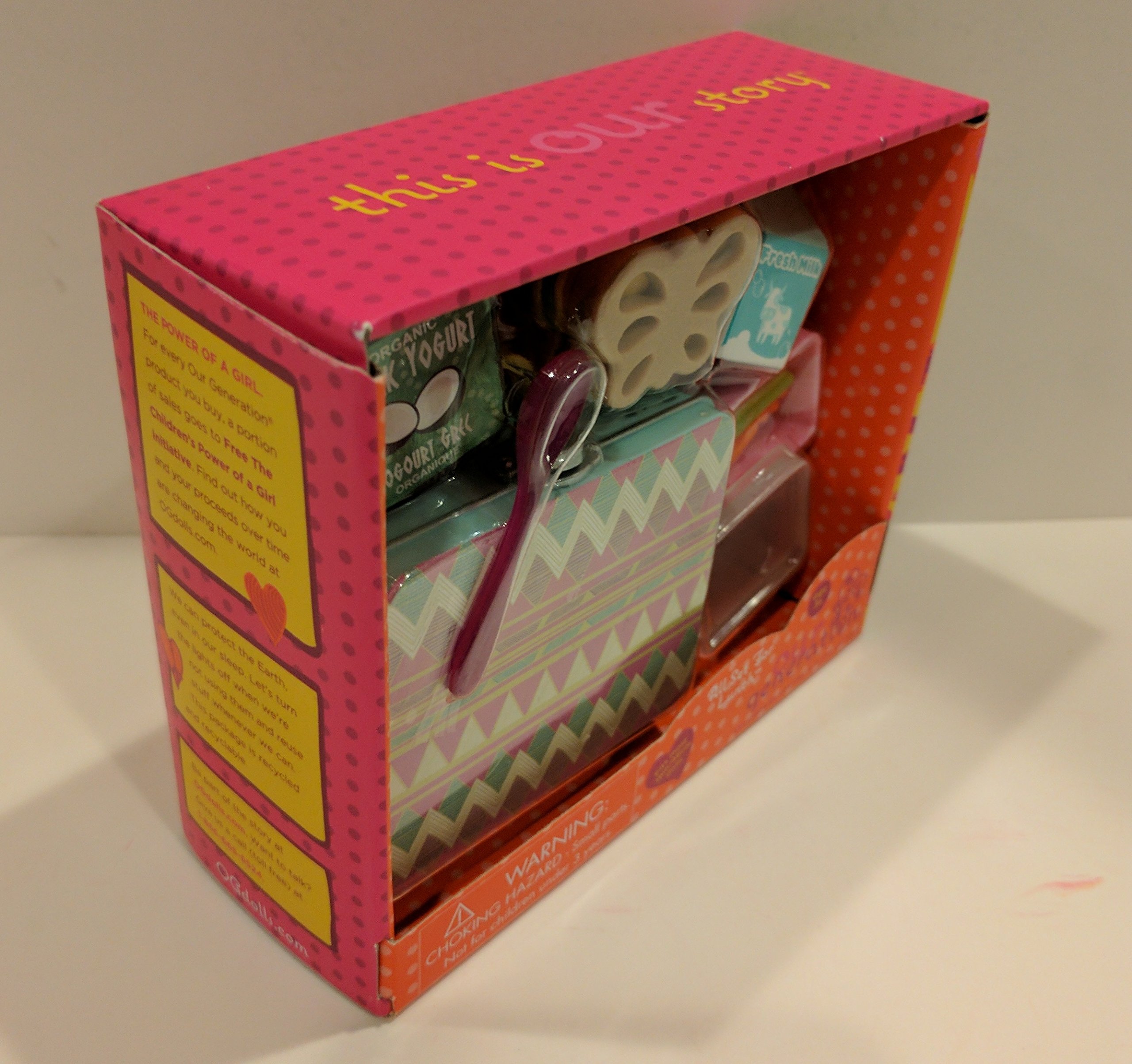 Our Generation All Set For Lunch 18 Doll Accessories School Lunchbox