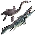 Gemini&Genius Mosasaurus Plesiosaurus Dinosaur Shark Toys - Sea Monster Well Made Toy Figurines - Toy Gifts, Display Collections and Room Decor for Kids and Adults