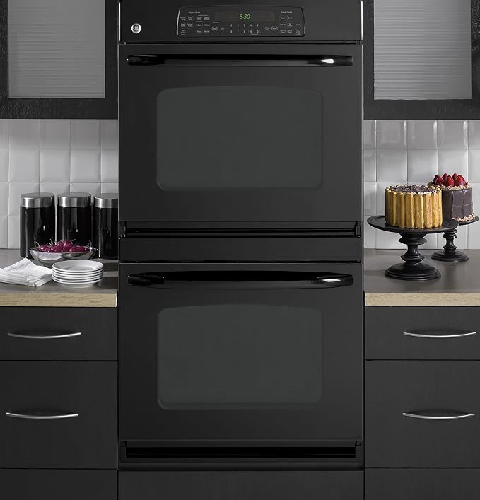 GE JTP75DPBB 30" Black Electric Double Wall Oven