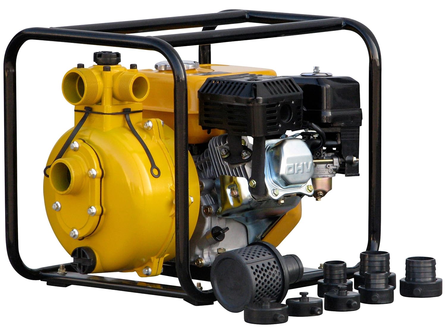 Hochdruck Motorpumpe 4-Takt Diesel - 75m Förderhöhe, 20m³/h Leistung