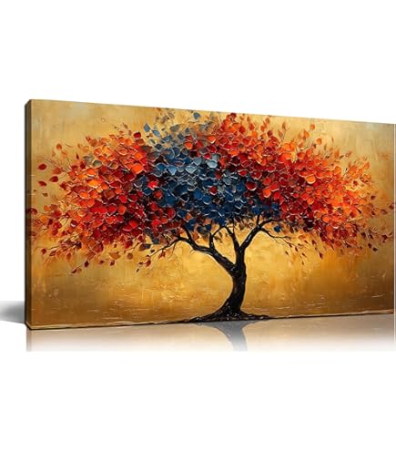 A Big Oak Tree Wall Art Canvas Unframed/Framed