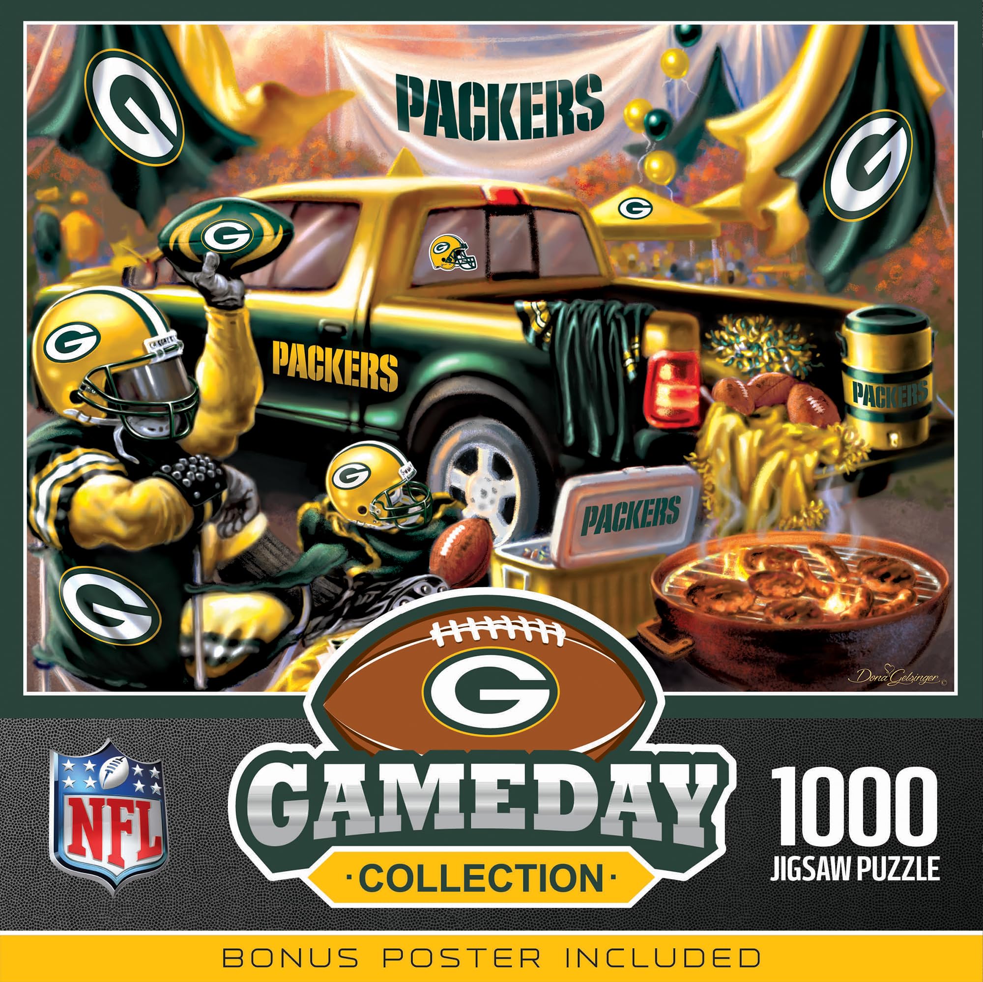 MasterPieces 1000 Piece Jigsaw Puzzle for Adults - NFL Green Bay Packers Gameday - 19.25"x26.75"