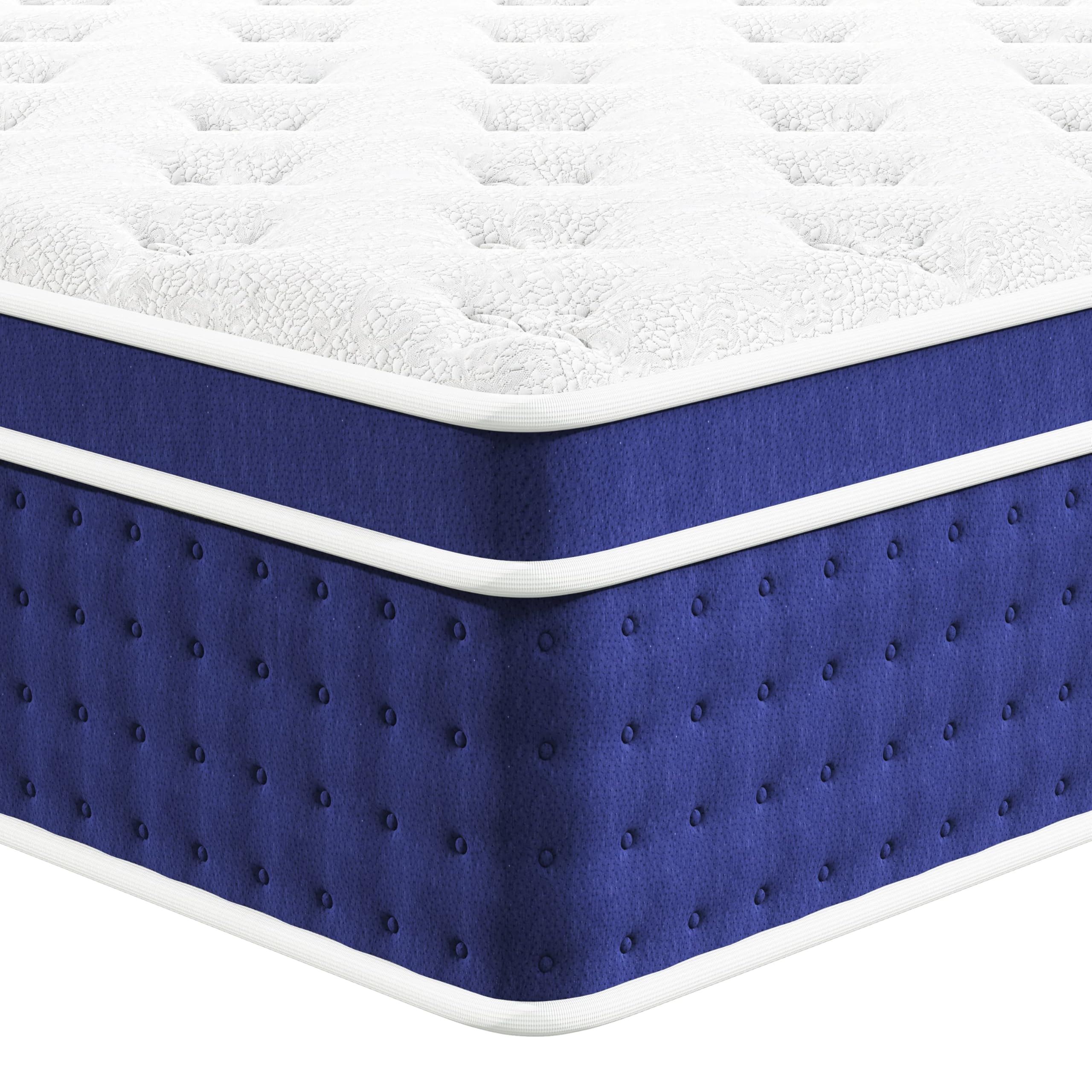 Photo 1 of King Size Mattress, 12 Inch Hybrid King Mattress in a Box, Gel Memory Foam and Pocket Coils Innerpring Mattresses with Ergonomic Design, Cooler Sleep with Pressure Relief and Support, 76"*80"*12"