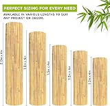 TradeXone Natural Bamboo Fence Screening 1m x 4m Garden Privacy view 2