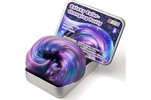 JOYIN Galaxy Color-Changing Putty, Slime for Kids 4.2oz, Therapy Putty, Fidget Toys Adults, Squishy Sensory Toys for Kids, Anxiety Stress Relief Gifts for Adults, Desk Fidgets