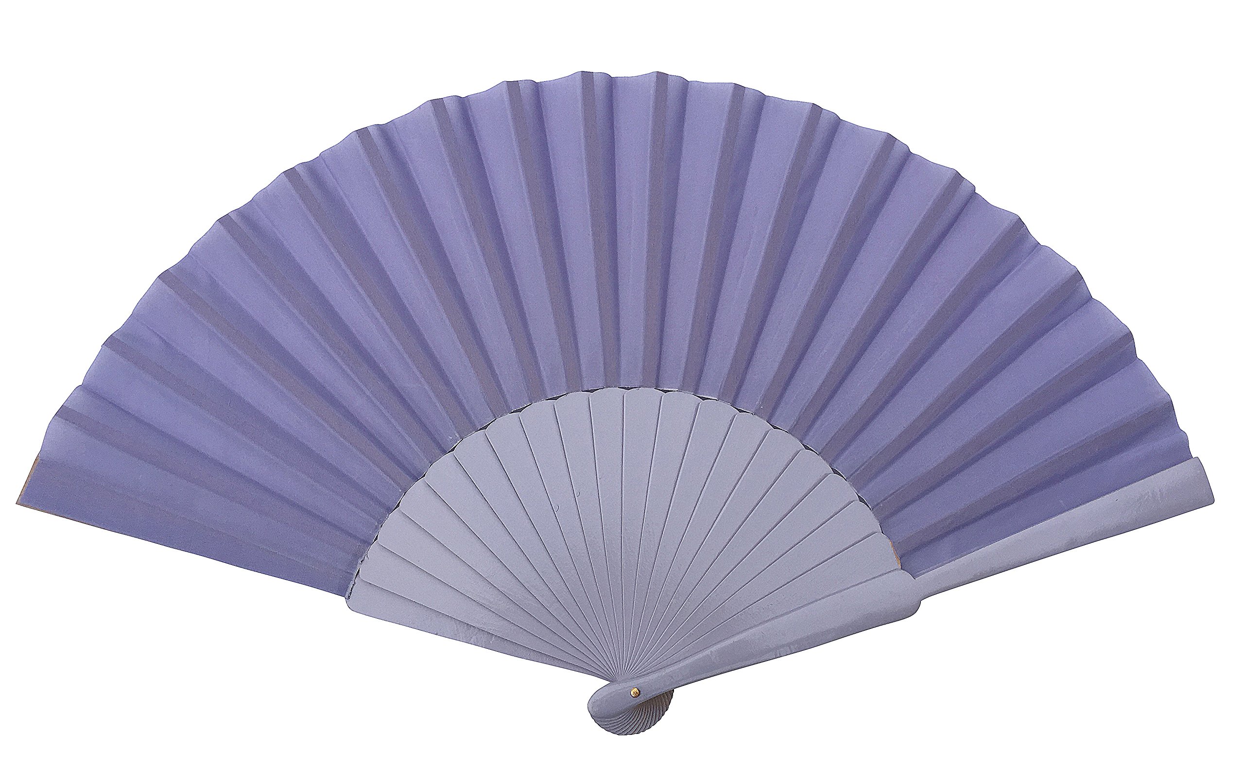 La Señorita Spanish Flamenco Fan XL Hand Fan Dress Costume (Purple)