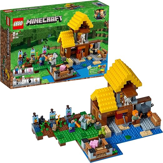 Amazon レゴ Lego マインクラフト 畑のコテージ ブロック おもちゃ
