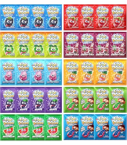 Amazon.com : Kidsmania, Soda Can Fizzy Candy, Count 12 - Sugar