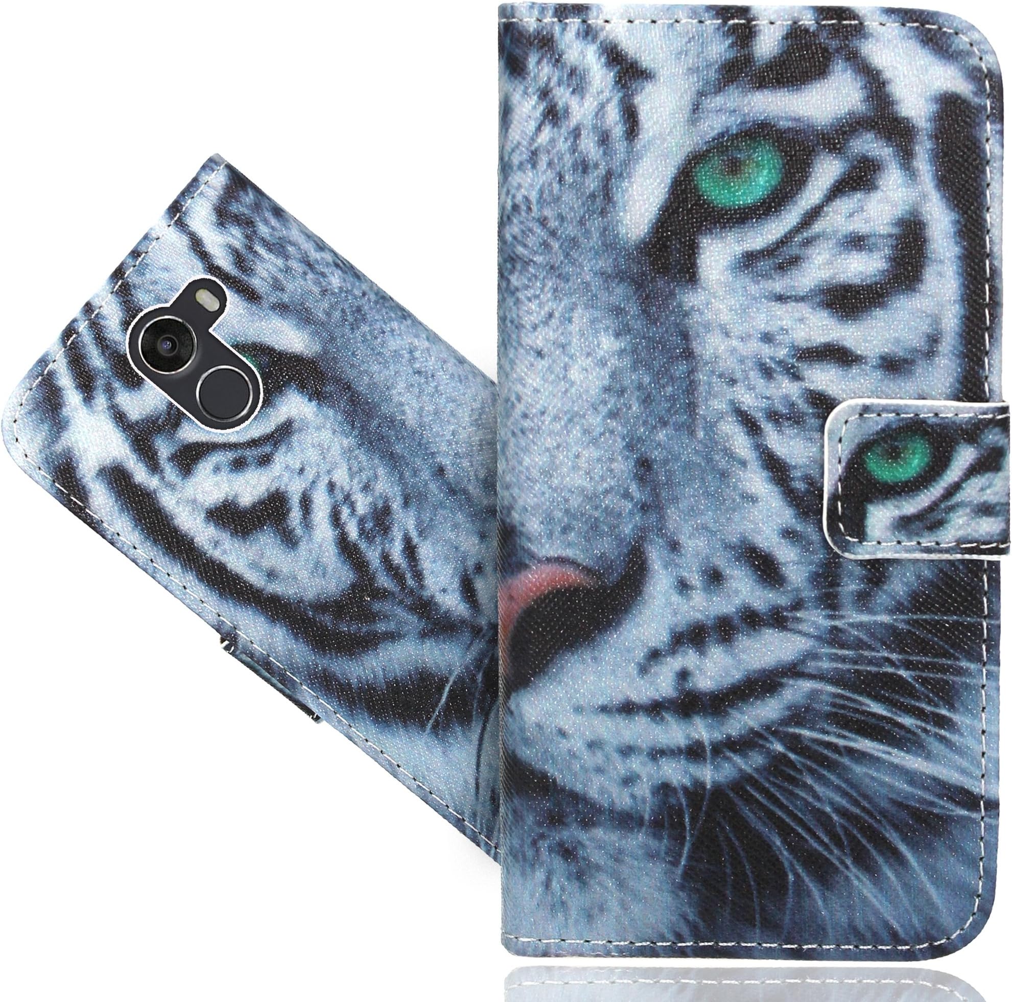 Wileyfox Swift 2X Case, FoneExpert Beautiful Printed Pattern Leather Kickstand Flip Wallet Bag Case Cover For Wileyfox Swift 2X