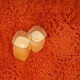 Aspire Homeware Round Rug 120x120cm Anti Slip Soft Shaggy Thick Pile view 9