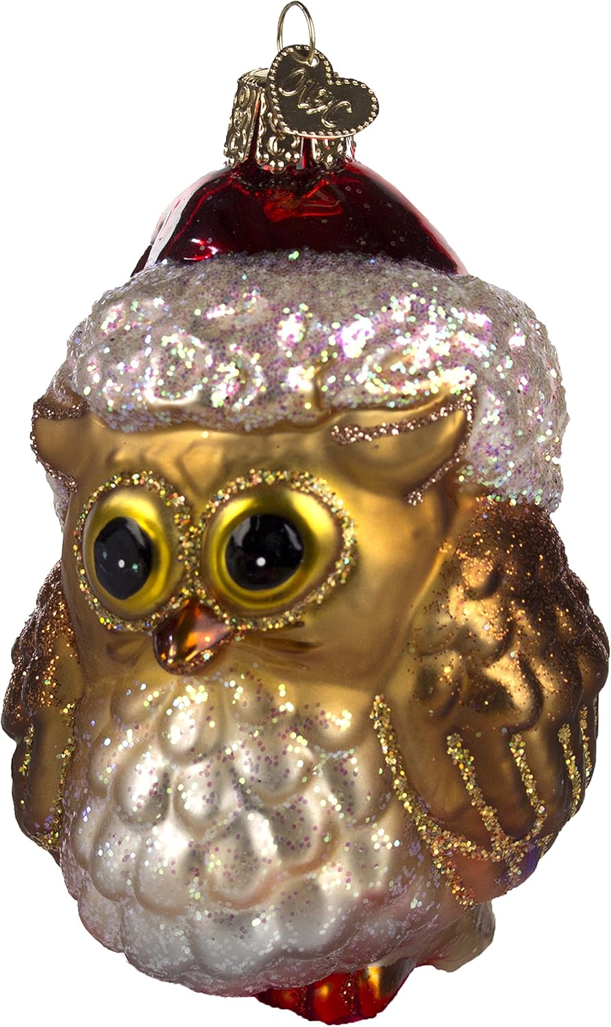 Old World Christmas Santa Owl Ornament Kitchen & Dining