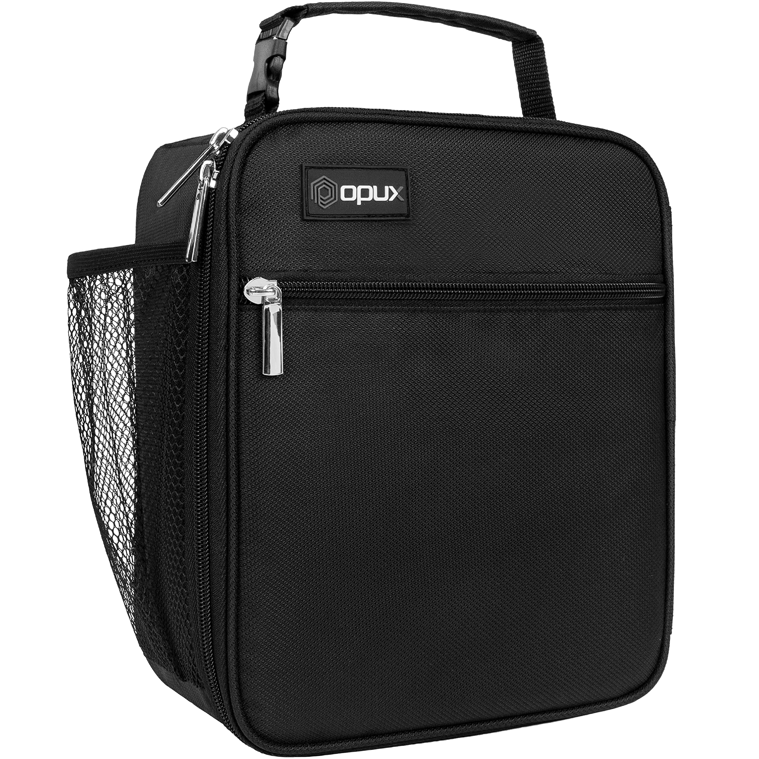 Photo 1 of opux Insulated Lunch Bag Kids, Leakproof Soft Lunch Box for Boys Girls, School Lunch Cooler Bag, Small Lunch Bags for Men Women Adults Teen, Reusable Lunchbox Pail for Work, Black