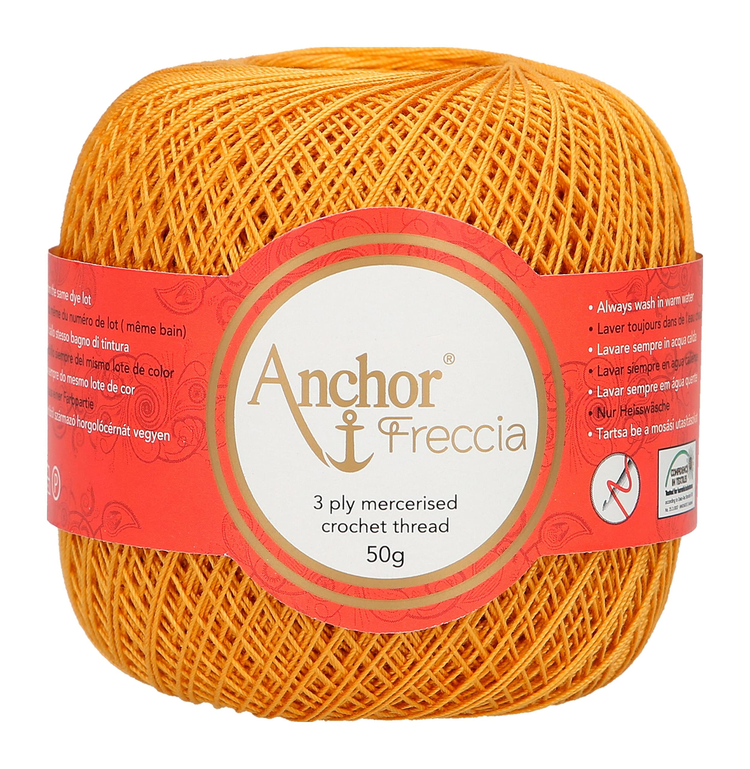 Anchor Crochet Yarn, Cotton, 320, Stärke 16
