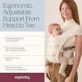 Ergobaby Embrace Baby Carrier Newborn Front Inward Beige view 3