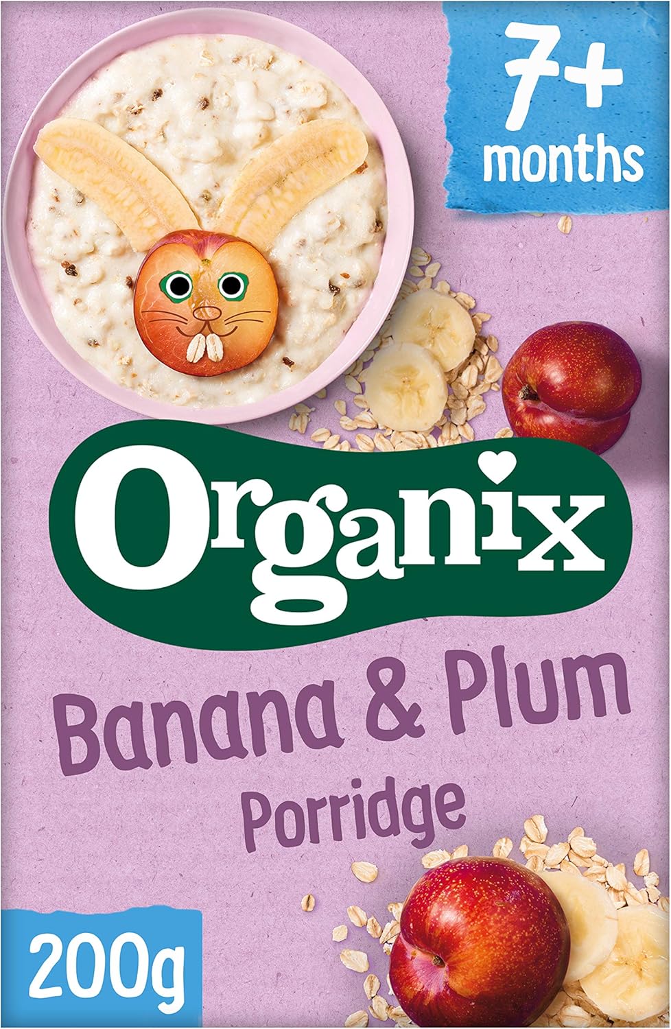 organix banana & plum porridge