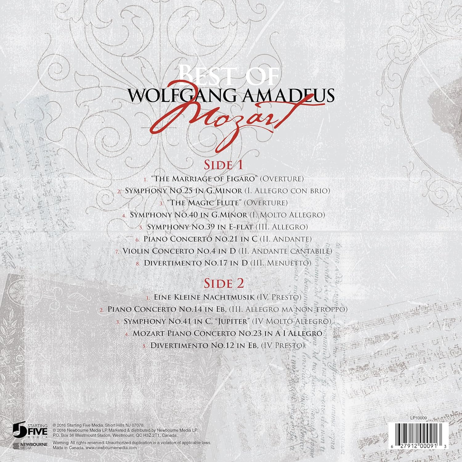 Best Of Mozart Vinyl Lp Amazon De Musik Cds Vinyl