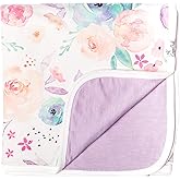 Copper Pearl Three-Layer Baby Blanket: Soft Quilts for Boys & Girls | Breathable, Cozy Toddler Blanket | Newborn Quilt | 46x46 Premium Polyester/Rayon Bloom