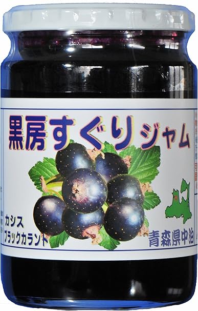 Amazon 黒房すぐりジャム ３８０ｇ カシスブラックカラント使用 青森県中泊産 中里町ブルーベリー生産組合 ジャム コンフィチュール 通販