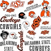 Desert Cactus Oklahoma State University Sticker Vinyl Decal Laptop Water Bottle Car Scrapbook Sheet (Type A)