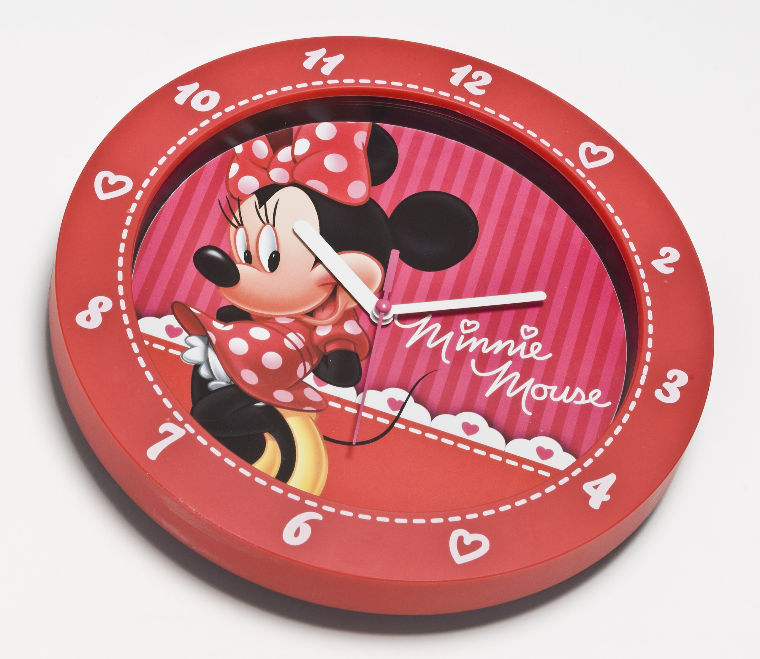 Joytoy 90011 Disney Minnie Plastic Wall Clock in Gift Wrap
