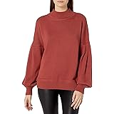 Cable Stitch Women's Pleated-Sleeve Sweater