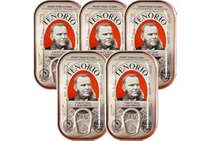 5 x Tenorio Tuna Fillet in Sauce of Olive oil, Dried Tomatoes, Basil and Spices/Portugal