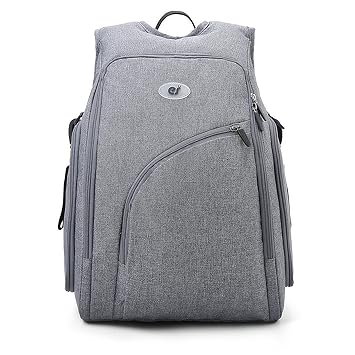 grey nappy backpack