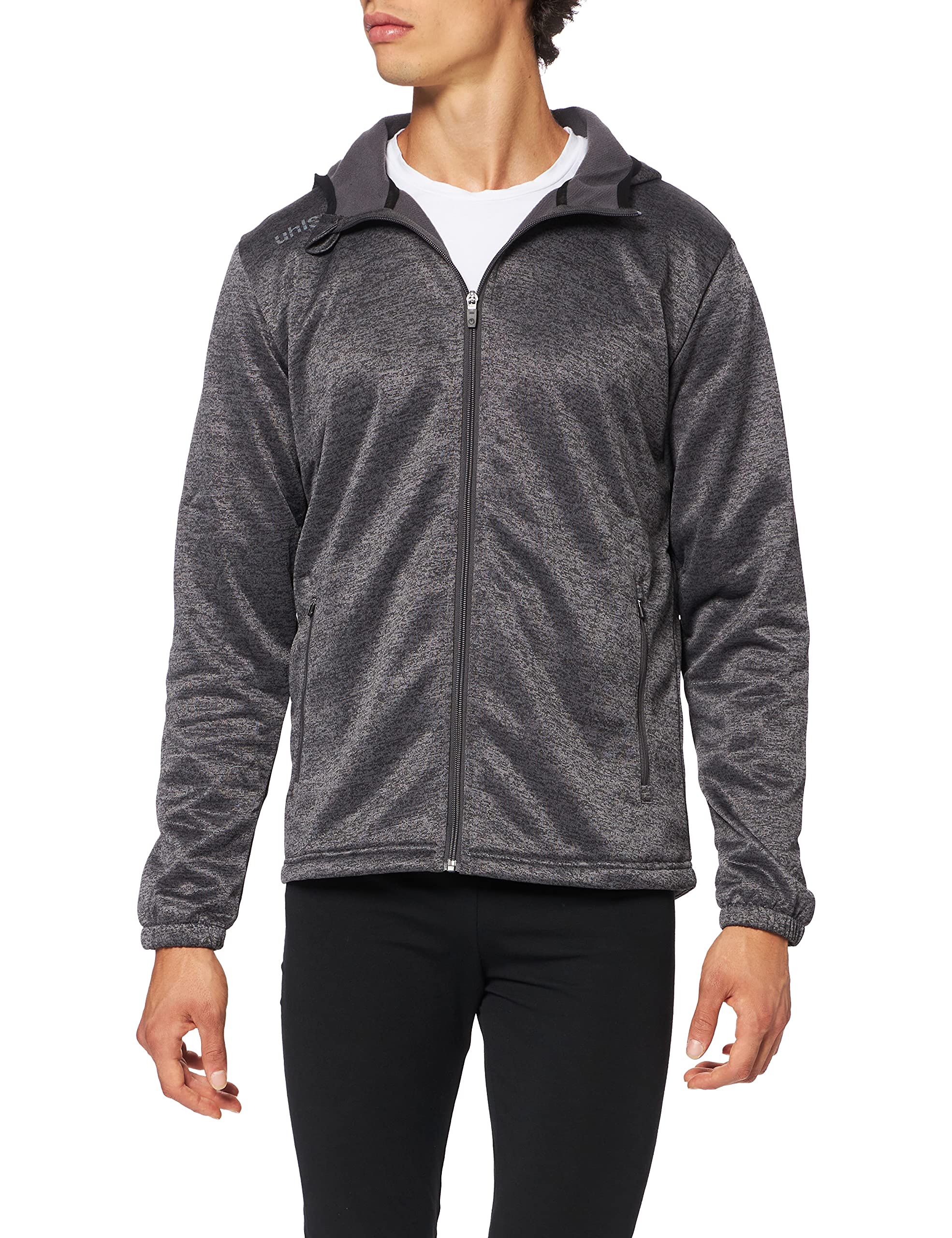 uhlsport Children's Essential Fleece jacket, Anthracite Mixture, 116 (EU)