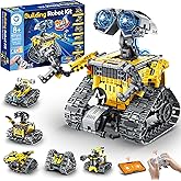 Sillbird Robot Building Kit with Remote Control Gifts for Kids Boys Ages 8-13, Coding STEM Robotic Technic Racer Car Toys for