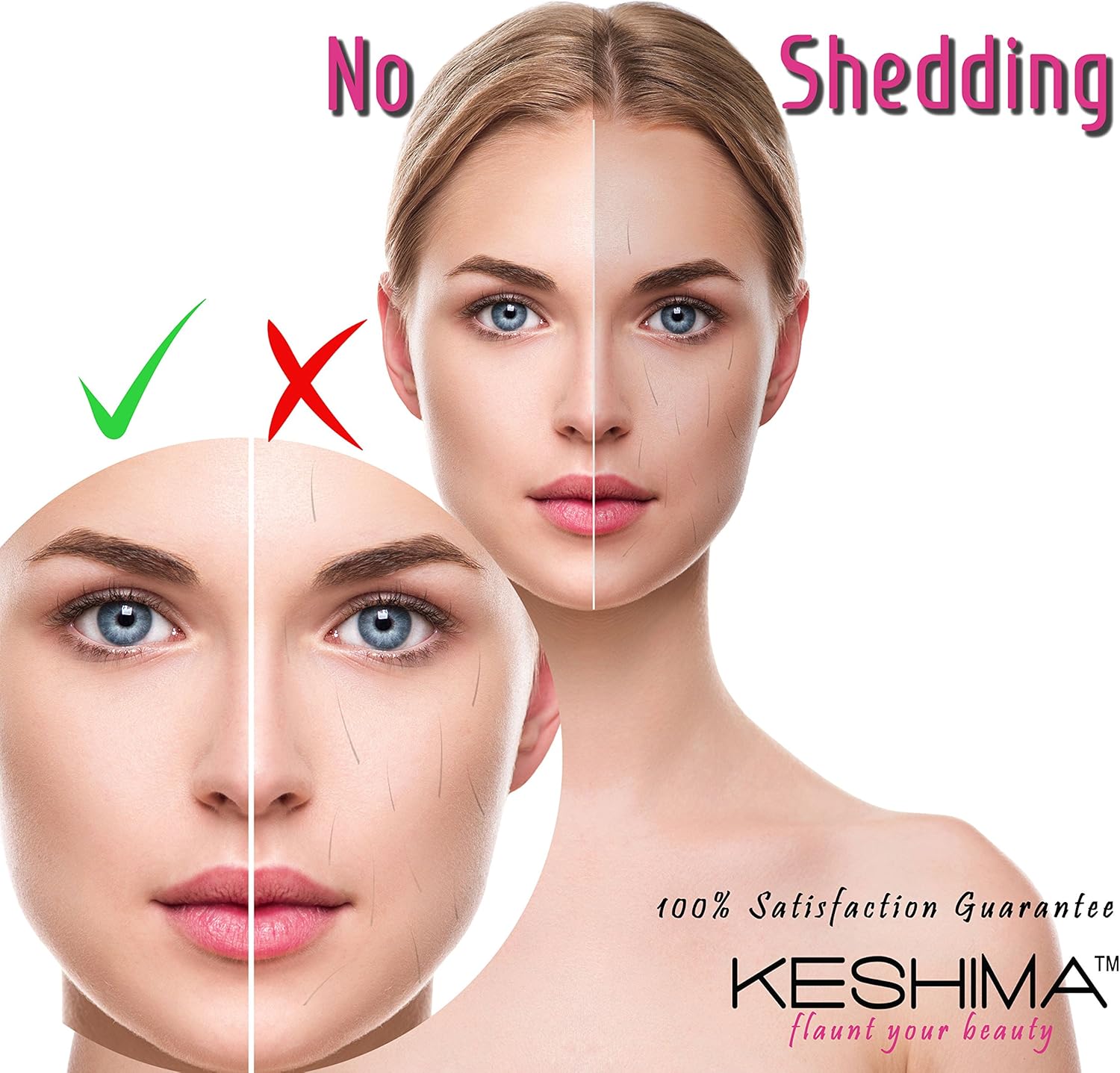 Flat Top Kabuki Brush By Keshima - Premium Foundation Brush, Buffing Brush, Blending Brush, Face Brush, Black Regular, 14.4 cm - Image 5