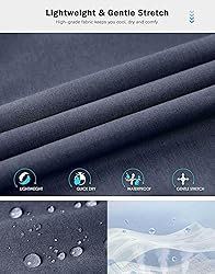 G Gradual Mens Golf Pants Stretch Dress Casual