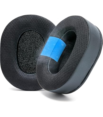 Geekria Ersatz-Ohrpolster Aus Netzgewebe Für Razer Kraken V4 / V4 X / Barracuda – Grau-weiß, Inkl. Montage-Werkzeug