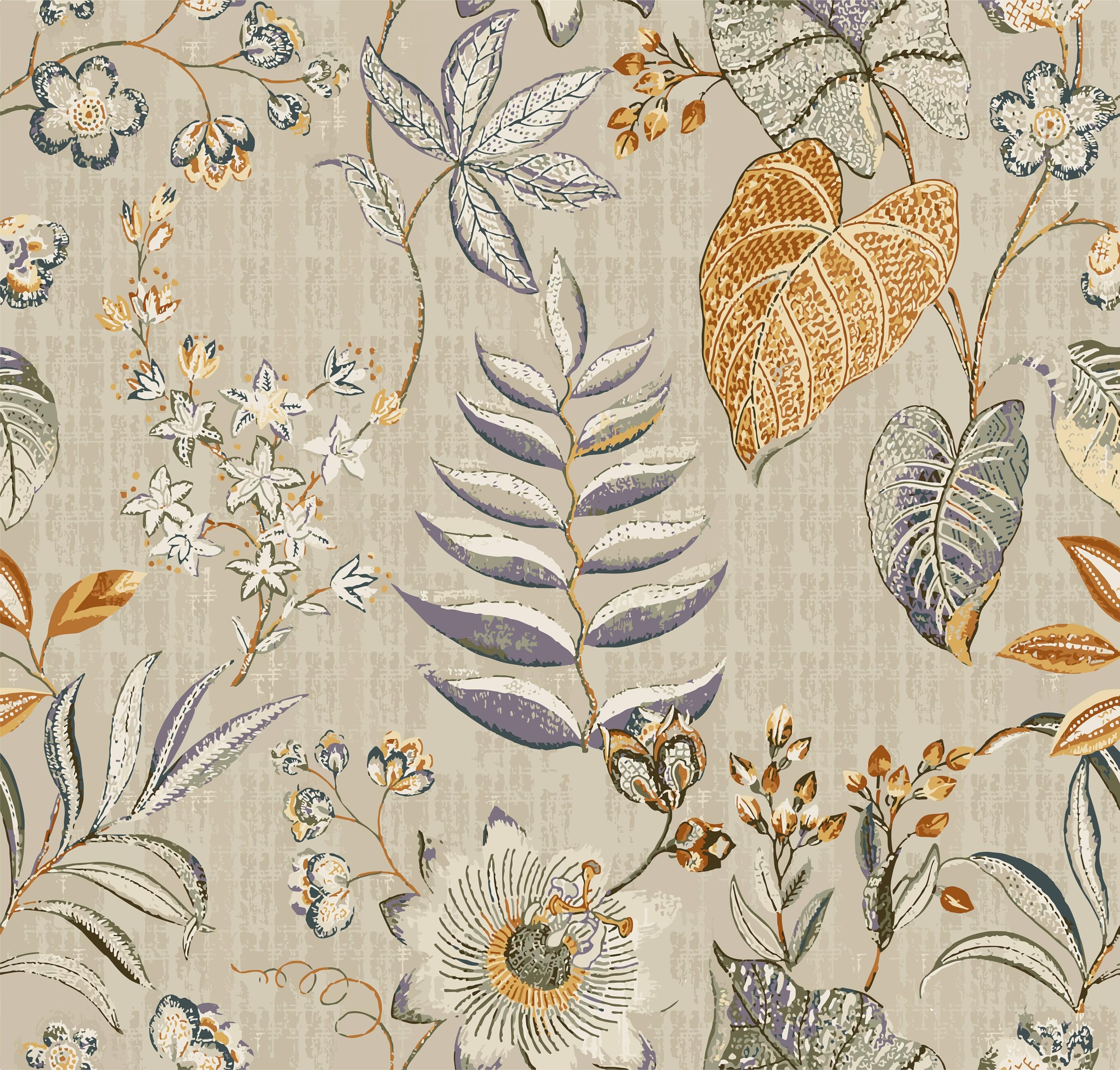 Photo 1 of Vintage Floral Peel and Stick Wallpaper, 17.71in X 118.1in Self Adhesive Removable WallPaper White and Brown Flowers Contact Paper Waterproof Decorative Vinyl Wallpaper for Bedroom Living Room