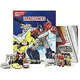 Disney / Pixar Transformers My Busy Books - Storybook, 10 figurines, playmat