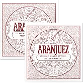 Aranjuez Strings - Spanish Guitar Strings - Nylon Classical Guitar Strings - Cuerdas para Guitarra - The Spanish Sound (2-Pack, Classic Silver 300)