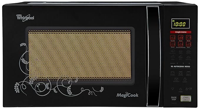 Whirlpool 20 L Grill Microwave Oven (Magicook Delux, Black)