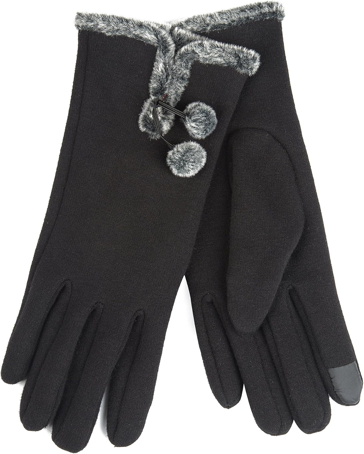 OTIOTI Womens Gloves Winter Touch Screen Texting Gloves for Women Fleece Lined Thick Warm Gloves (1 Pairs-Black, one size) at  Women’s Clothing store