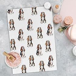 Yorhifa Basset Hound Dog Kitchen Dish