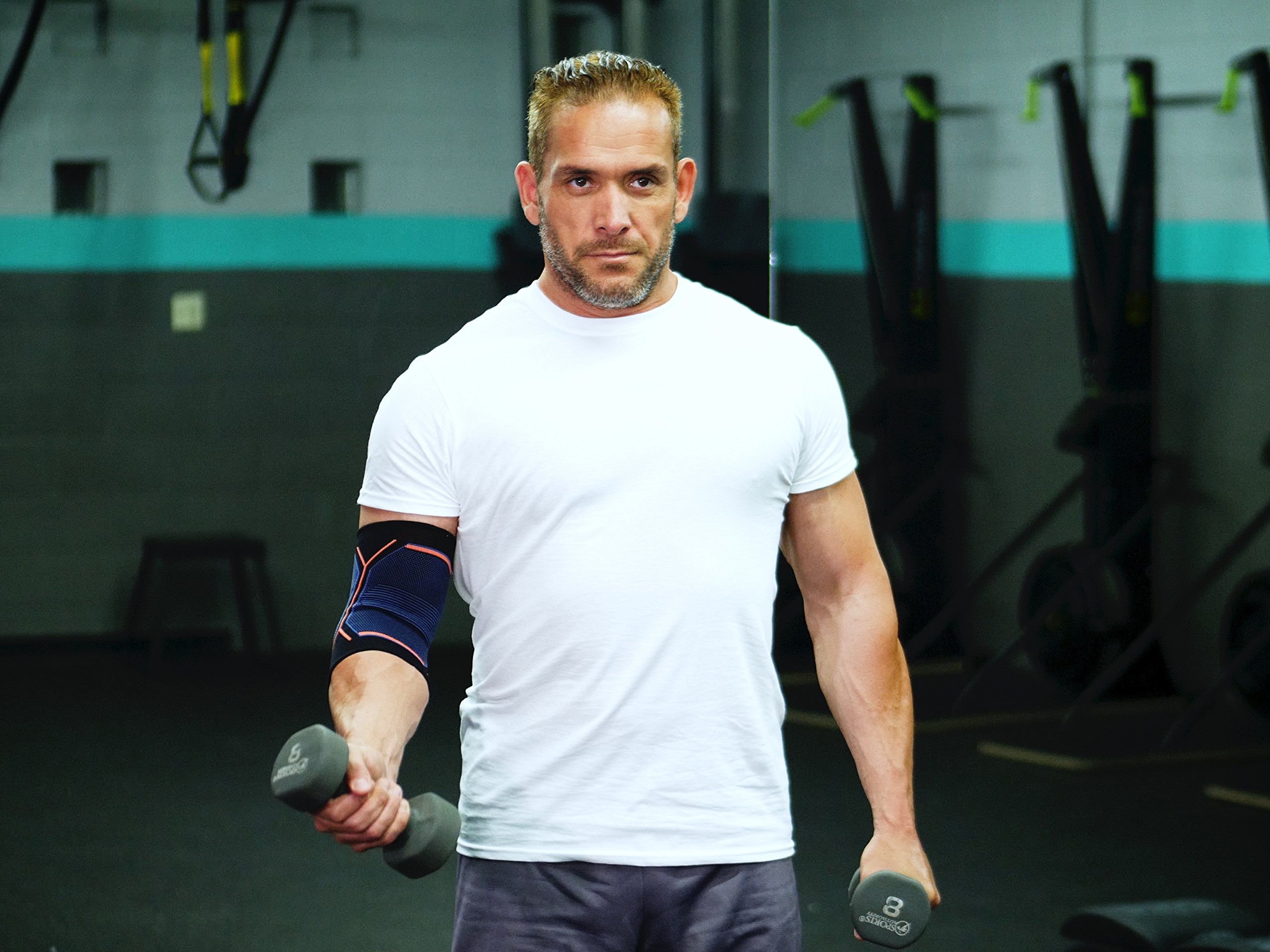 Kunto Fitness Elbow Brace Compression Support Sleeve for Tendonitis